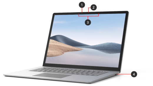 Microsoft Surface Laptop 4 商品イラスト 1